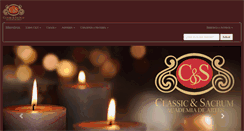 Desktop Screenshot of classicandsacrum.com